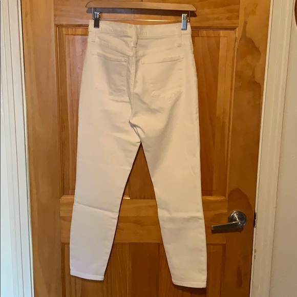 NWT J.Crew 9" Toothpick Button front size 27 white - Picture 10 of 10
